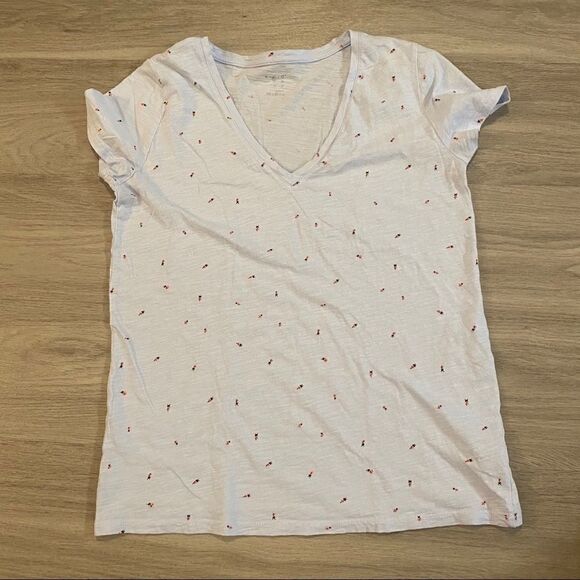 A new day ladybug patterned short sleeve top - Picture 1 of 8